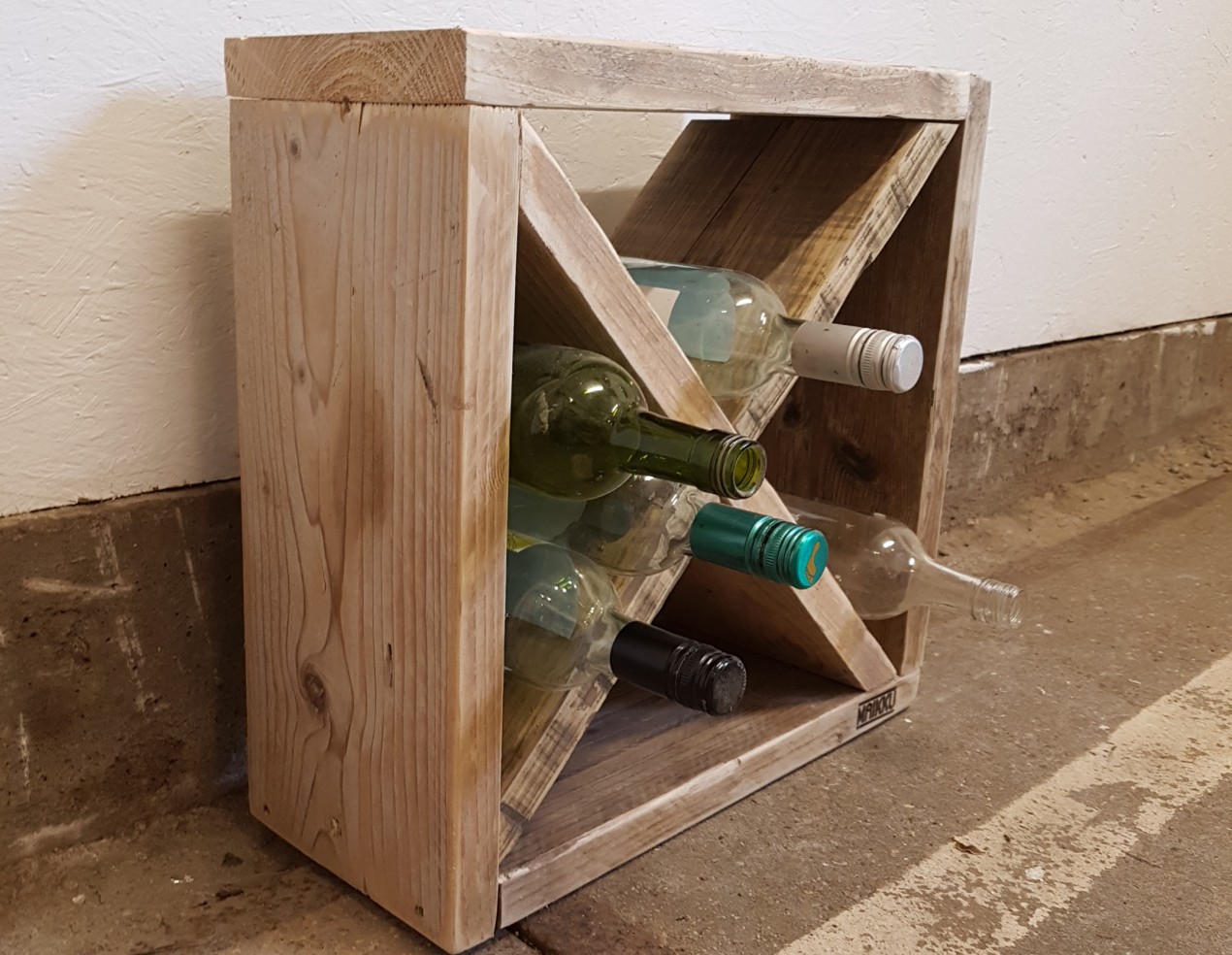 Vierkant wijnrek - Châteauneuf du Pape