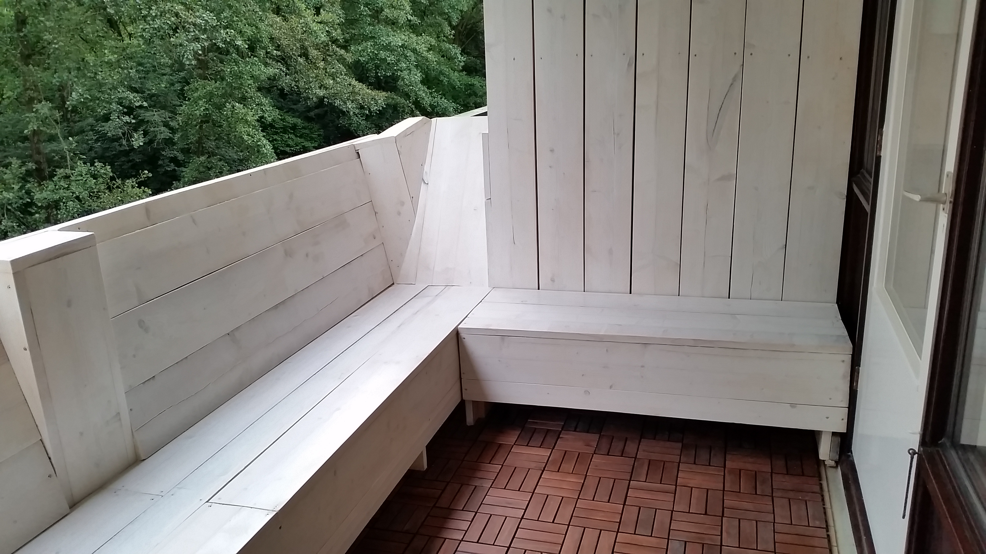 Zelfrespect Uitdaging Wonen Op maat gemaakte houten loungebank
